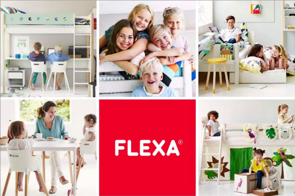 FLEXA Shop Lissone - Libreria bassa e stretta Popsicle