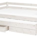 Letto singolo Classic con blocco letto estraibile con 2 cassetti