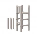 Piattaforma e gambe per letto semi elevato
