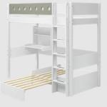 Letto sopra elevato Casa con modulo integrato scrivania “click on"