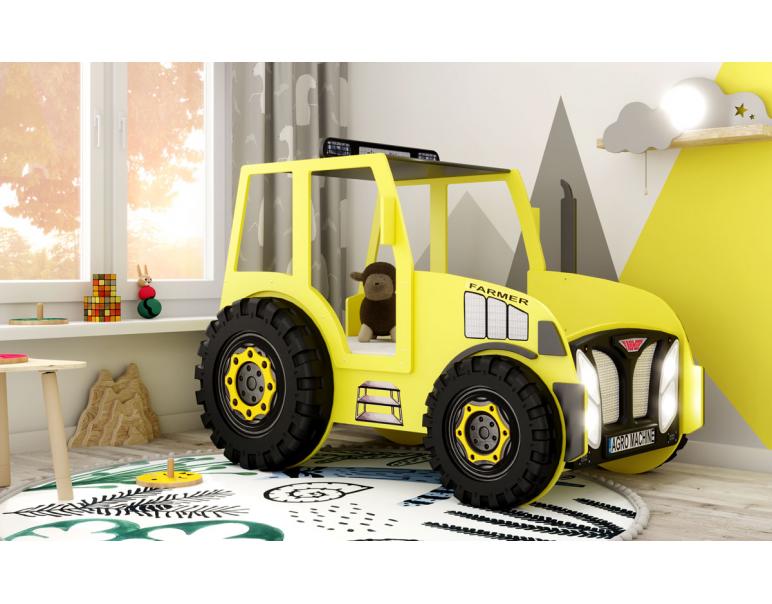 Tractor yellow