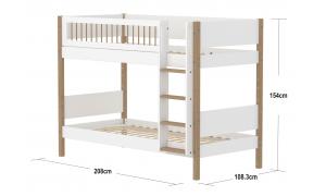 Letto a castello FLEXA NOR - Dettaglio Crossbar