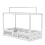 Letto Montessoriano con telaio per tetto e protezioni