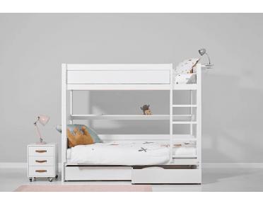 Letto a castello con scala Lifetime 