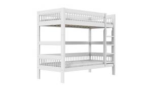 Letto a castello con scala Lifetime  - Colore Bianco - Dettaglio Breeze