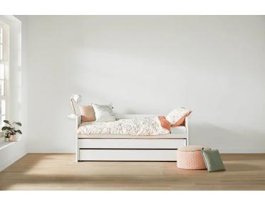 Letto singolo Classic con blocco letto estraibile con 2 cassetti